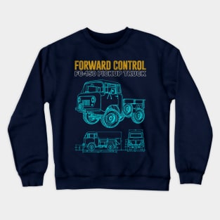 Jeep Forward Control FC-150 Blueprint T-Shirt Crewneck Sweatshirt